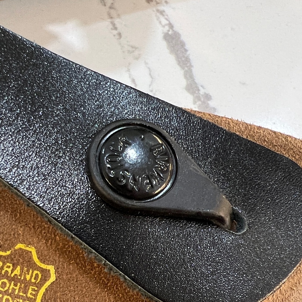 Birkenstock Gizeh Birko-Flor Slide Black Sandals size 37 EU/ 6.5 US - Picture 5 of 15